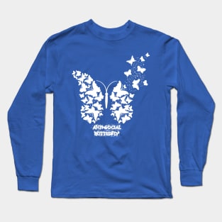 anti social butterfly 2 Long Sleeve T-Shirt